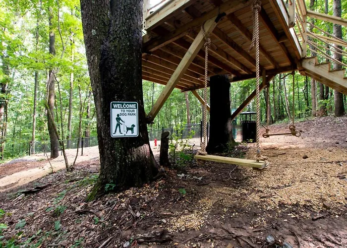 Off-Grid Tree House Suitable For Four In Alabama